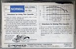 Compact Cassette Pioneer N2 90 Type I Normal 1980 Europe