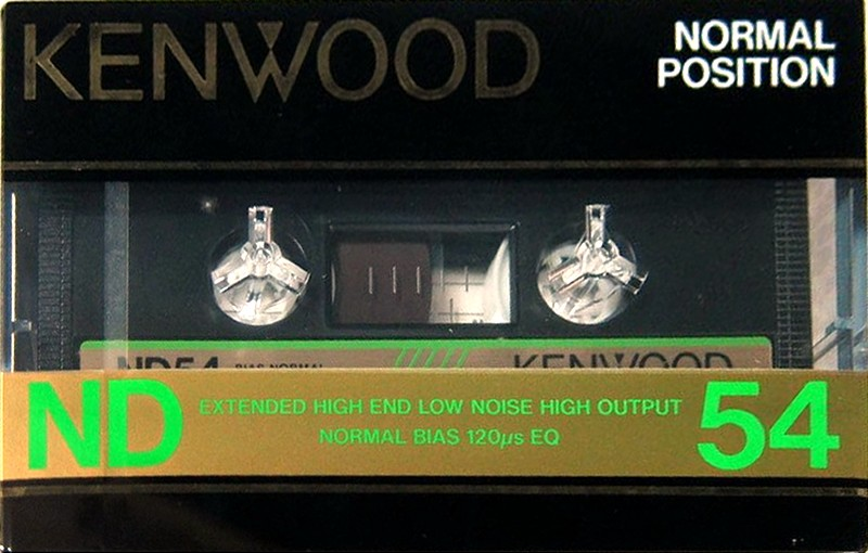 Compact Cassette Kenwood ND 54 Type I Normal 1985 Japan