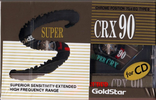Compact Cassette Goldstar CRX 90 Type II Chrome 1991 USA