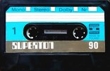 Compact Cassette Superton 90 "black" Type I Normal 1978 East Europe
