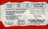Compact Cassette Meltrack 90 "Popular" Type I Normal 1997 India