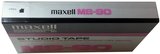Compact Cassette Maxell MS 90 "Studio Tape" Type II Chrome 1993 USA