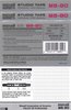 Compact Cassette Maxell MS 90 "Studio Tape" Type II Chrome 1993 USA