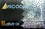 Compact Cassette Micodio dM-X 90 Type I Normal 1988 Europe