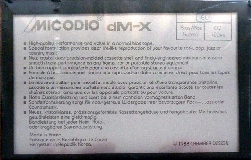 Compact Cassette:  Micodio -  90