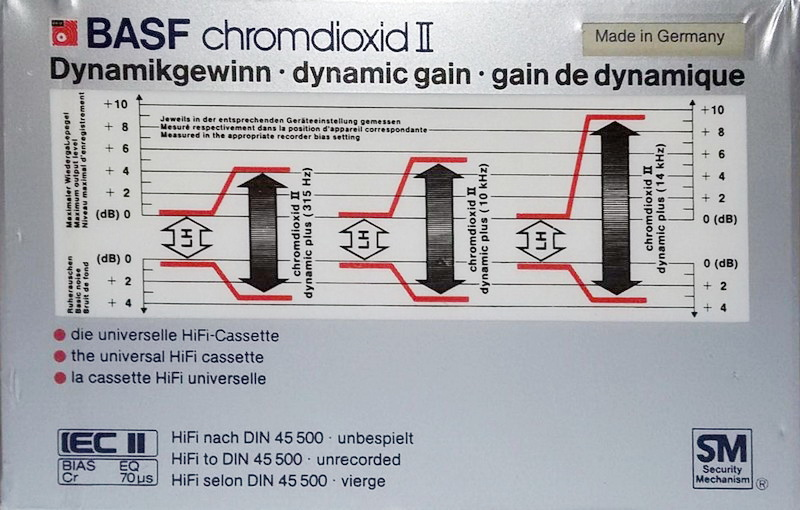 Compact Cassette: BASF  - Chromdioxid II 120