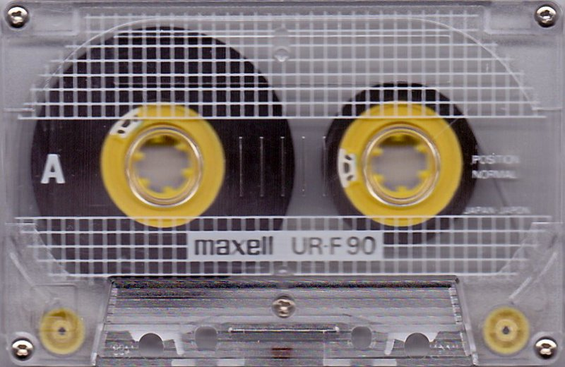 Compact Cassette Maxell UR-F 90 Type I Normal 1985 Europe