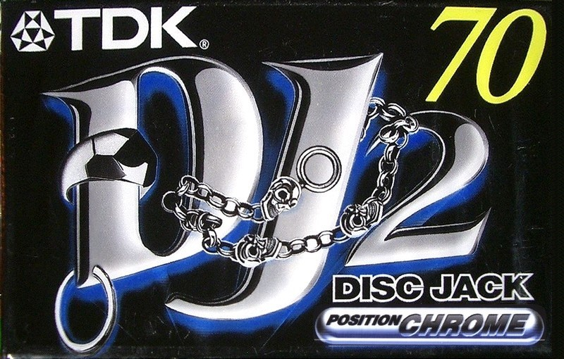 Compact Cassette TDK DJ2 Disc Jack 70 "DJ2-70" Type II Chrome 1997 Europe