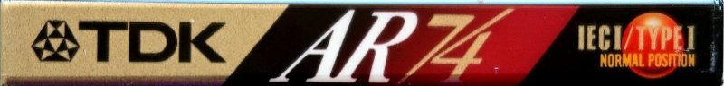 Compact Cassette TDK AR 74 "AR-74" Type I Normal 1992 Europe