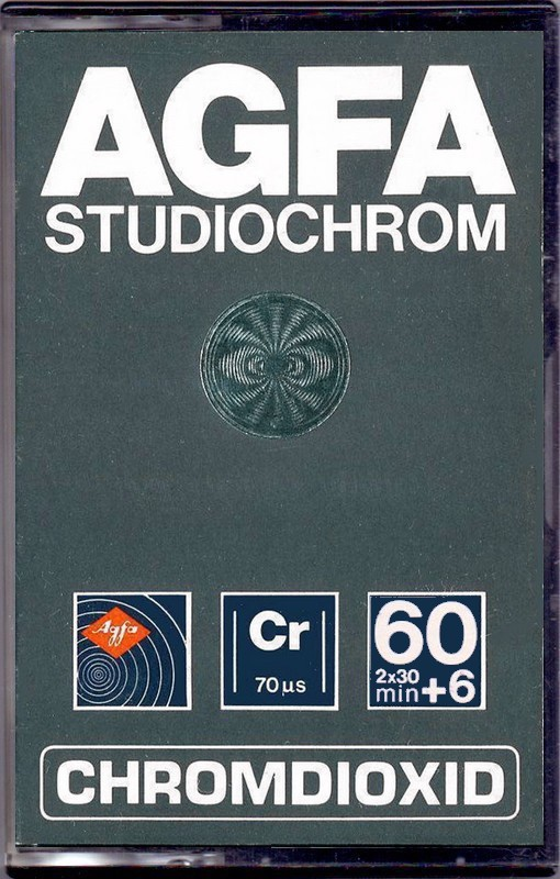 Compact Cassette: AGFA  - Studiochrom 60+6