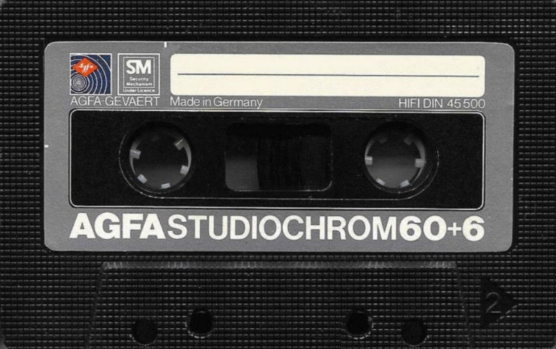 Compact Cassette: AGFA  - Studiochrom 60+6