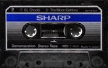 Compact Cassette Sharp "T-640241" Demonstration Tape 1981 Worldwide