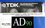 Compact Cassette TDK AD 90 Type I Normal 1988 Australia, Europe