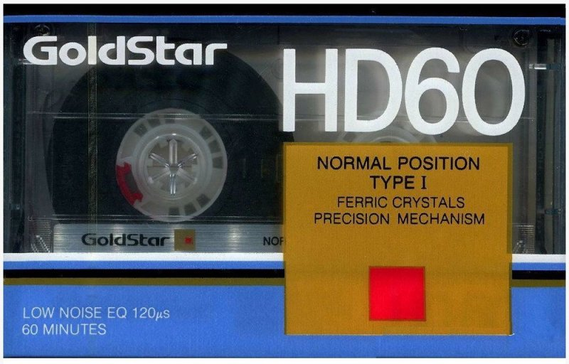 Compact Cassette: GoldStar / LG Goldstar - HD 60