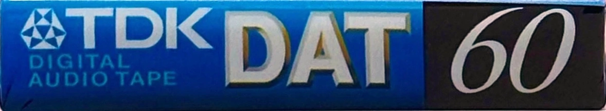Digital Audio Tape TDK 60 "DA-R60S" Type IV Metal 1997 Japan