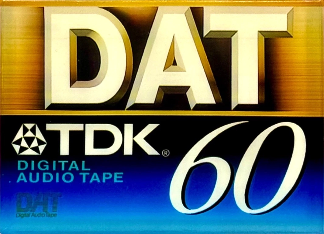 Digital Audio Tape TDK 60 "DA-R60S" Type IV Metal 1997 Japan