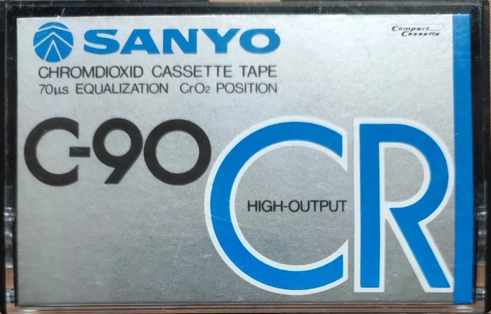 Compact Cassette Sanyo CR 90 Type II Chrome 1978 Europe