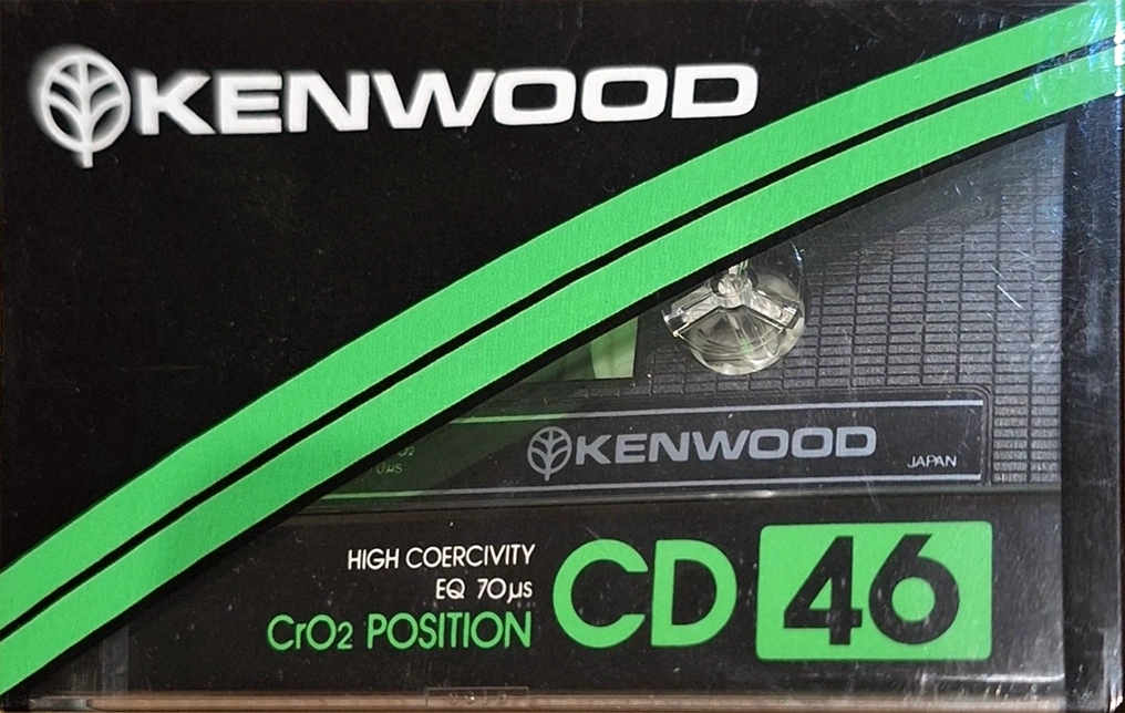 Compact Cassette Kenwood CD 46 Type II Chrome 1982 Japan