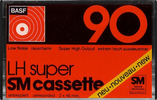 Compact Cassette BASF LH Super 90 "Small Window" Type I Normal 1974 Europe