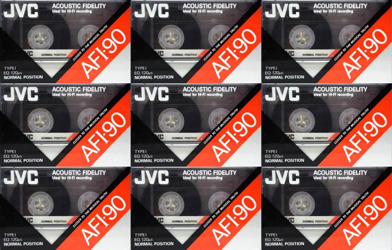 Compact Cassette:  JVC - AFI 90