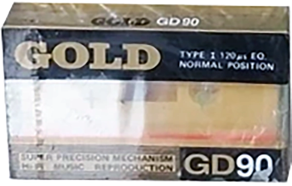 Compact Cassette Gold GD 90 Type I Normal Unknown Country