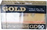 Compact Cassette Gold GD 90 Type I Normal Unknown Country