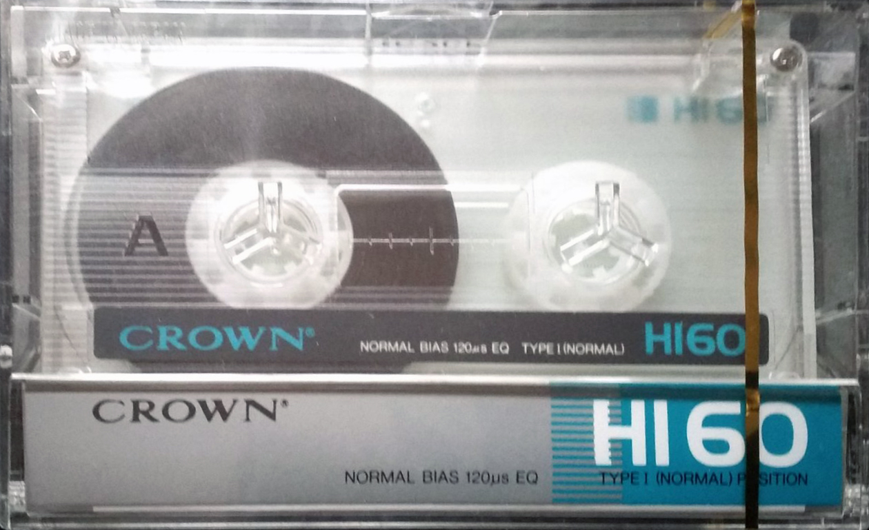 Compact Cassette Crown / Crown Radio Corporation HI 60 Type II Chrome Japan