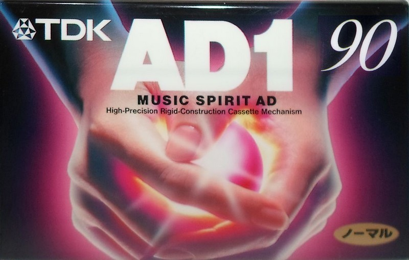 Compact Cassette TDK AD1 90 "AD1-90N" Type I Normal 1996 Japan