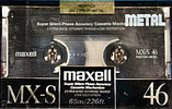 Compact Cassette Maxell MX-S 46 Type IV Metal 1990 Europe