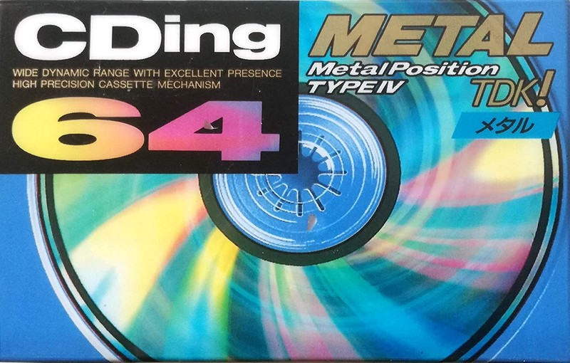 Compact Cassette: TDK  - CDing-Metal 64