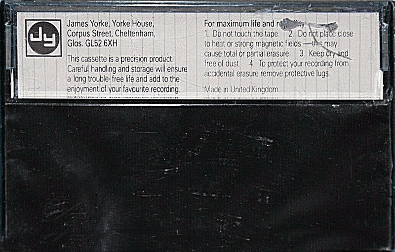 Compact Cassette James Yorke 90 Type I Normal UK