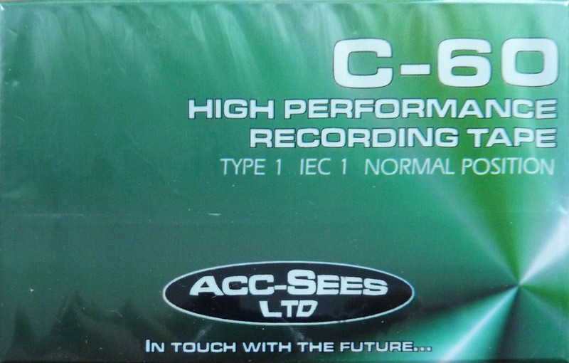 Compact Cassette Acc-Sees 60 Type I Normal UK