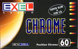 Compact Cassette Exel 60 Type II Chrome Europe