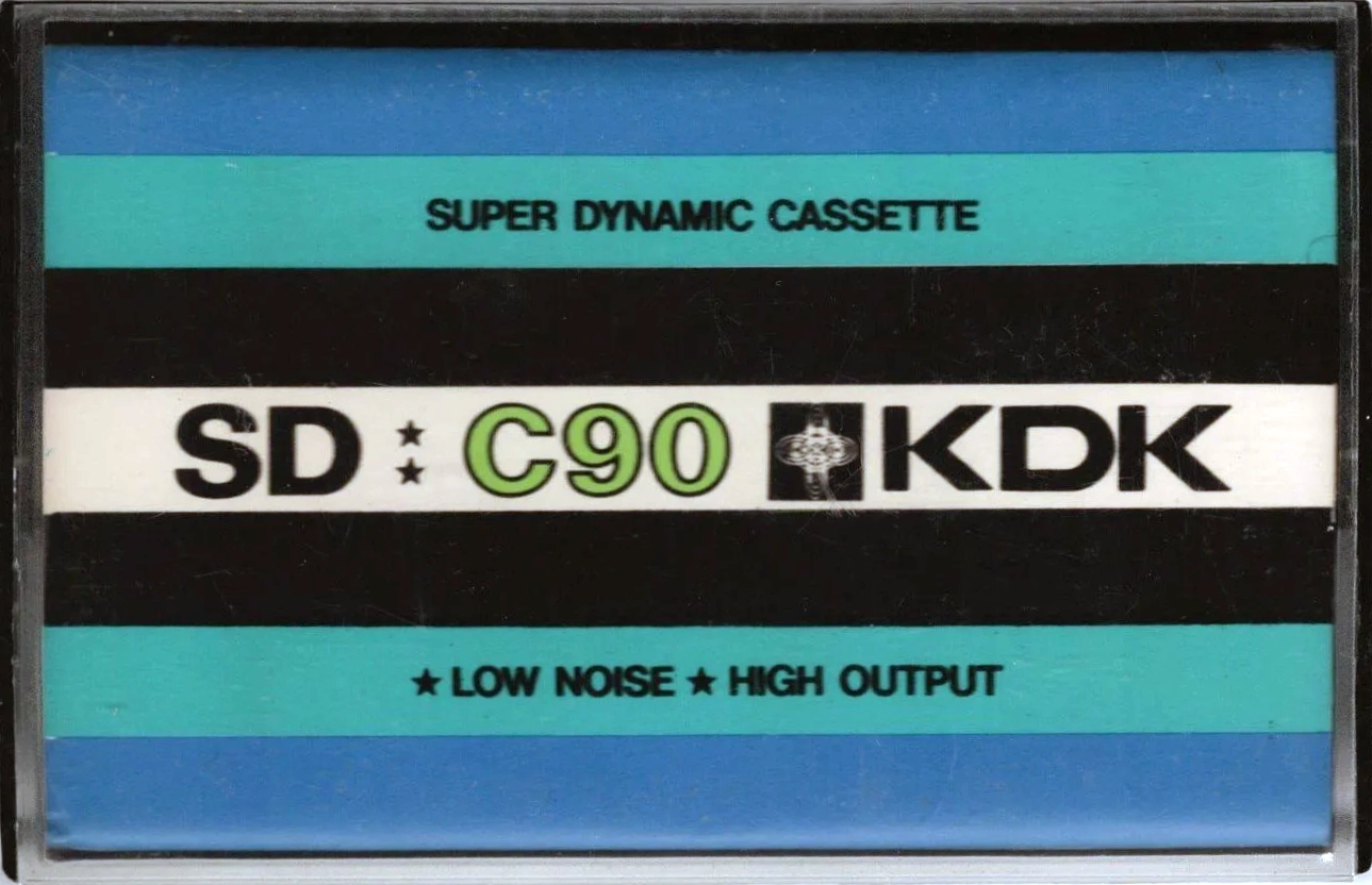Compact Cassette KDK SD 90 Type I Normal 1973 Worldwide