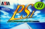 Compact Cassette AXIA PS-I / PS-1 40 "PS1K 40" Type I Normal 1998 Japan