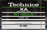 Compact Cassette Technics XA 45 "RT-45XA" Type I Normal 1977 Japan