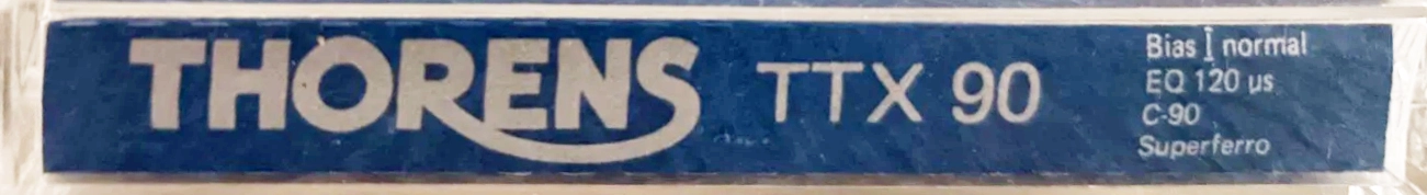 Compact Cassette Thorens TTX 90 Type I Normal 1989 Europe