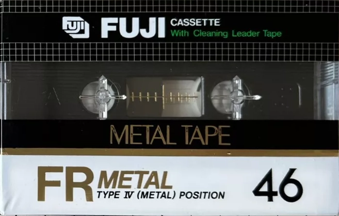 Compact Cassette Fuji FR Metal 46 Type IV Metal 1982 Japan