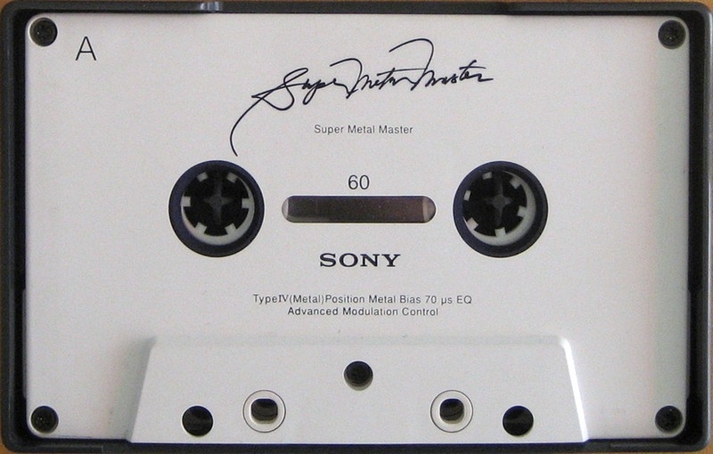 Compact Cassette: Sony  - Super Metal Master 60