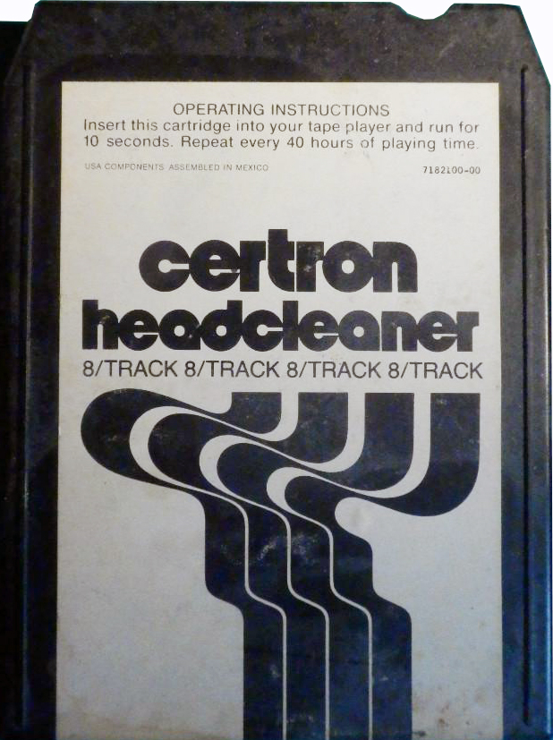TRACK-8 Certron Cleaning Cassette 1971 USA