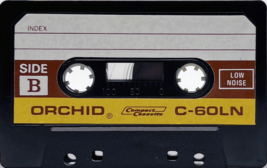 Compact Cassette Orchid 60 Type I Normal Hong Kong