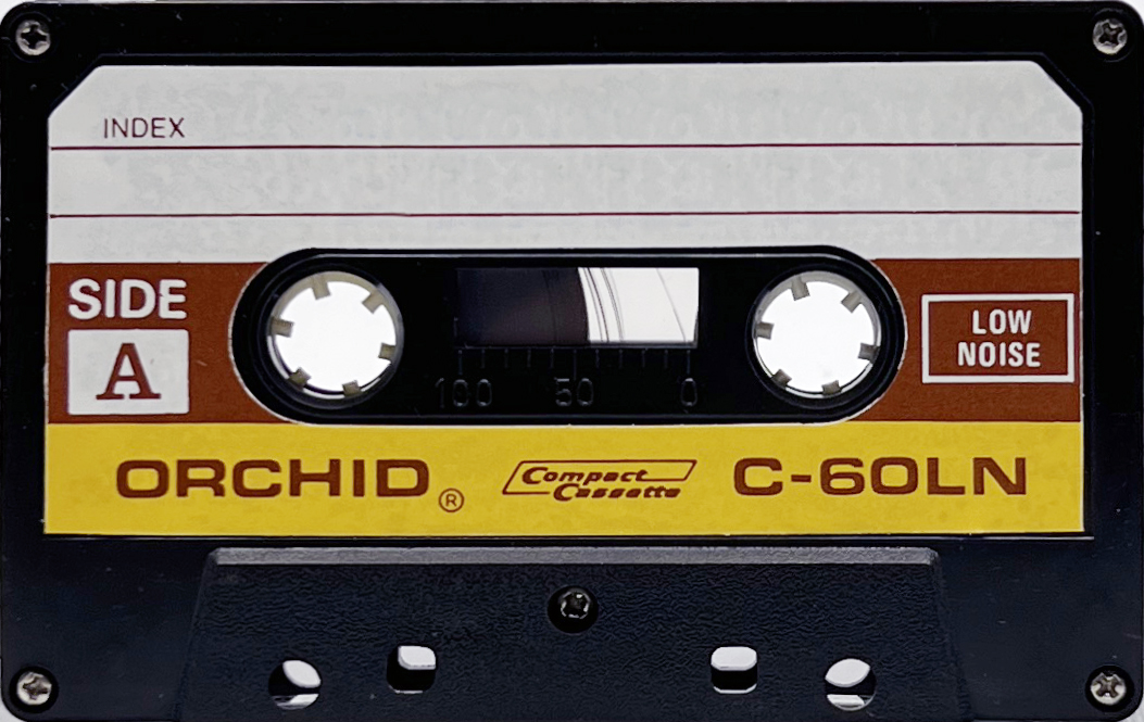 Compact Cassette Orchid 60 Type I Normal Hong Kong