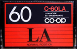 Compact Cassette CO-OP LA 60 Type I Normal 1978 Japan