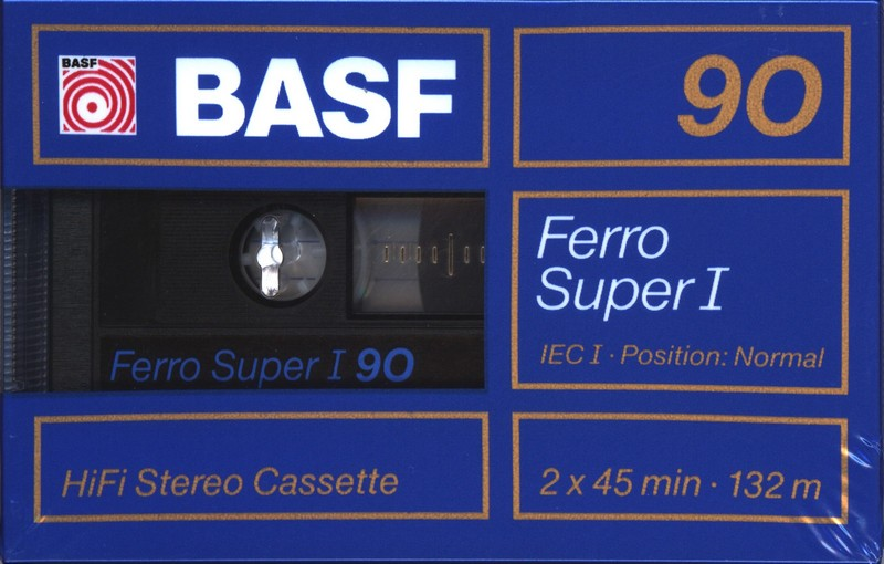 Compact Cassette: BASF  - Ferro Super I 90