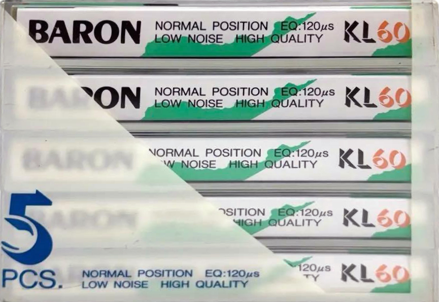 5 pack Baron KL 60 Type I Normal 1986 Japan