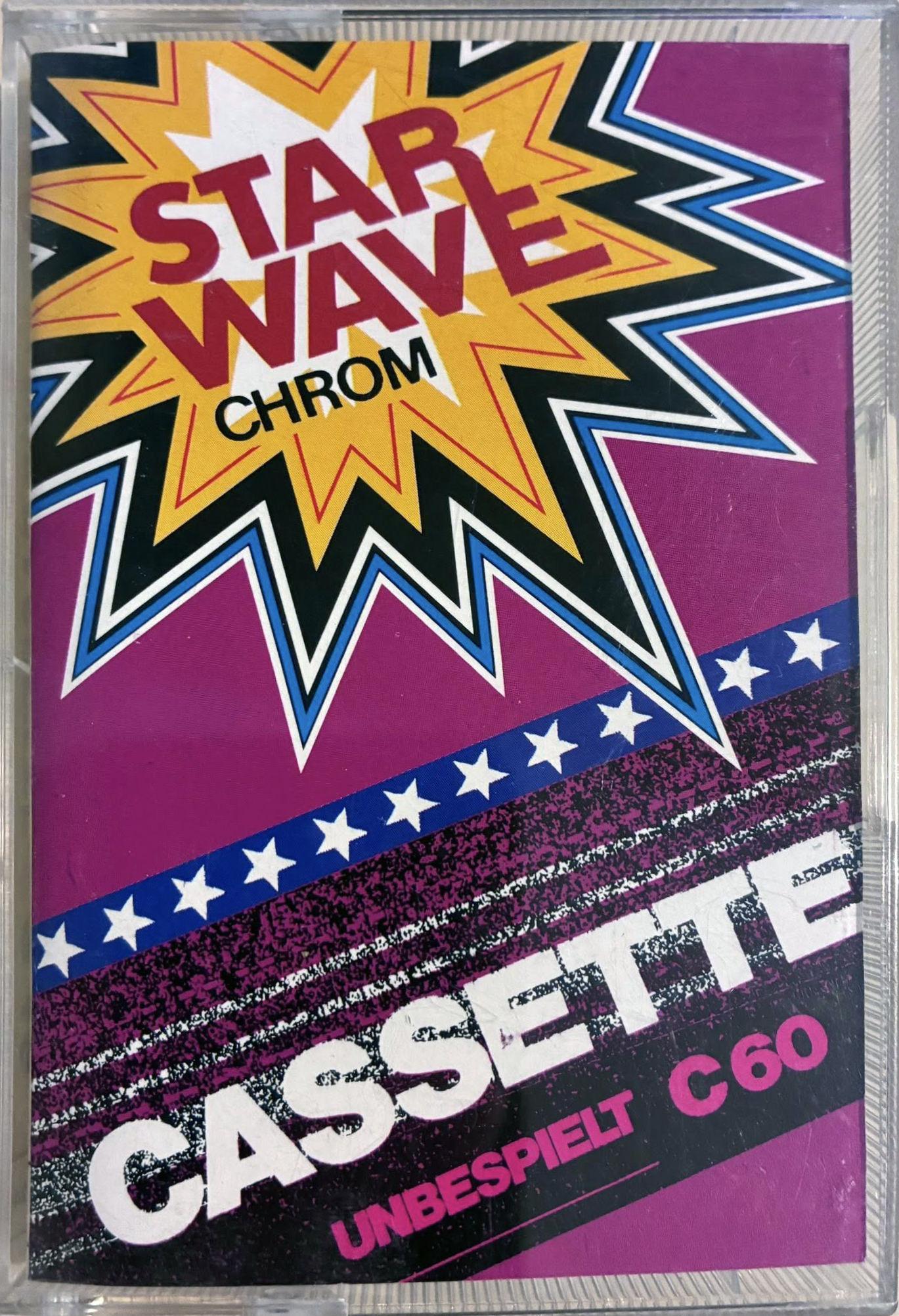 Compact Cassette Star Wave 60 Type II Chrome Germany