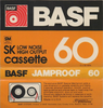Compact Cassette BASF SK 60 Type I Normal 1974 USA