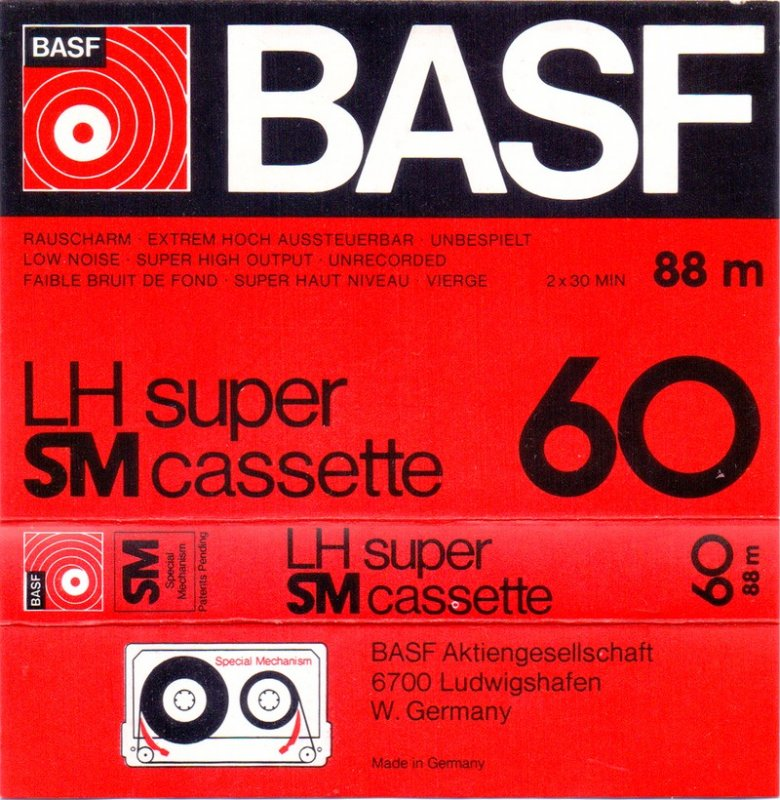 Compact Cassette: BASF  - LH Super 60