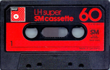 Compact Cassette BASF LH Super 60 "Oval Window" Type I Normal 1976 Europe