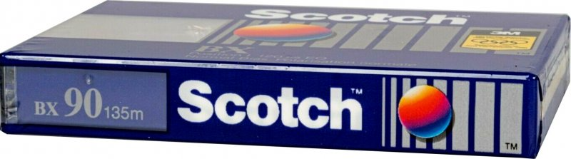 Compact Cassette Scotch BX 90 Type I Normal 1988 Worldwide